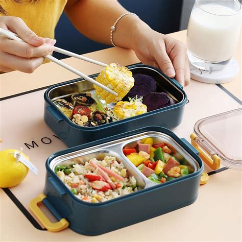 metal lunch box with combination|lunch box steel for office.